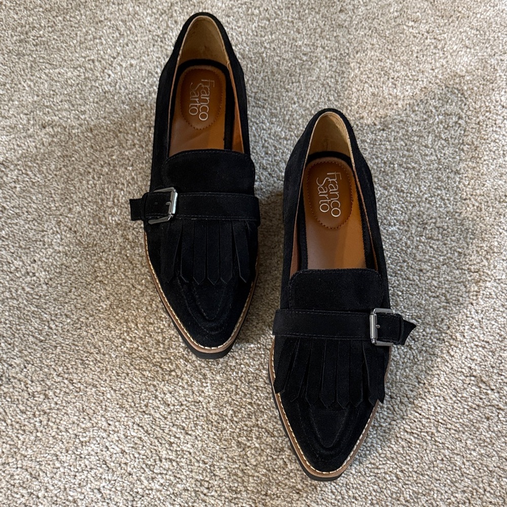Franco Sarto Women's Black Loafers NWT